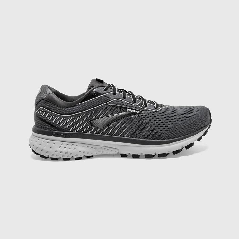 Brooks Ghost 12 Mens Road Running Shoes - Grey - Philippines (574039KAE)